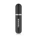 Travalo - Classic Refillable Perfume Spray - Revamped refill system - Durable Travel Spray - TSA Approved Atomizer - Aircraft Grade Aluminum Spray - Glass free - Black - Unisex - 0.13oz m Black 5 ml