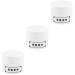 minkissy 3pcs Eyelash Remover Lash Extension Glue Lash Glue Dissolver Lash Remover Cream Natural Fake Lashes Fake Eyelash Cleaning Cream White Cleanser Fake Eyelashes Miss Plastic 4x3cmx3pcs Whitex3pcs