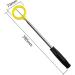 PINMEI Golf Ball Retriever Tool - Automatic Extendable Stainless Steel for Water Hazards - White/Yellow - Perfect Gift for Golfers - Buy Online on GoSupps.com