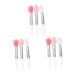 FRCOLOR 27 Pcs Silicone Lip Brush Silicone Lip Scrub Brush Silicone Makeup Brush Silicone Makeup Applicator Lipstick Lip Mask Applicator Cleaning Tool Lip Gloss Soft Head Silicone 5.1x0.8cmx3pcs Assorted Colorx3pcs