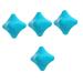 Beavorty 4 pieces massage ball Massage ball for the foot muscle knot remover remover peanut massage ball Massage balls for deep fabric roller ball for face a hand fitness fascia ball pebbles 5.7x5.7cmx4pcs bluex4stk