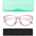 Suertree Blue Light Filter Myopia Glasses for Women - Stylish Pink -2.0 Mild Nearsightedness Glasses - Buy Online on GoSupps.com
