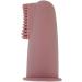 Baby Toothbrush Silicone Infant Toddler Finger Toothbrush Tongue Cleaner for 0-36 Month Baby Pink - Buy Online on GoSupps.com
