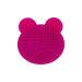 Makeup Brush Cleaning Mat Silicone Makeup Brush Cleaner Makeup Brush Cleaner Brush Cleaning Pad Color Brush Cleaner Pad For Brushes Sponge and Puff (Rose) makeup brush cleaning mat+Rose