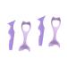 FOMIYES 4 Pcs Lash Curler Eyelash Set Makeup Tools Baffle Eye Shadow Make up Purple Makeup Eyeshadow Cosmetology Kit Makeup Set Lash Mascara