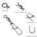 DCQQ 100 Pieces Stainless Steel Fishing Swivel - Ball Bearing Vertebrae Fishing Accessories for Freshwater | Quick Connect Angelkader (6#) - Buy Online on GoSupps.com