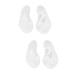 GLEAVI 4 Pairs Shoe Inserts Foot Supports Pads Orthotic Insoles Arch Insoles Arch Support Foot Corrector Orthotics Arch of Foot