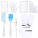 Beaupretty 1 Set Hand and Foot Care Set Paraffin Wax Machine Paraffin Wax Gloves Foot Moisturizing Socks Work Glove Moisturizing Supplies White Keep Warm Plastic Gloves (Foot Covers) Bath Set