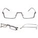 LUR Reading Glasses 3-Pack - Metal Half-Rim Readers (Gunmetal) 2.5x Magnification for Stylish Vision Correction - Buy Online on GoSupps.com