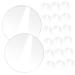 SEWACC 60 Pcs Acrylic Round Sheet Round Acrylic Board Acrylic Boards for DIY Multifunction Key Chain - Buy Online on GoSupps.com