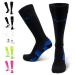 CFA V1 Quality compression socks for men and women - ideal for running gym cycling muscle recovery or workouts - sustainable Danish design M Super Black/Blue