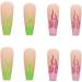 Nail Art Patches Beautiful and Fashionable Nails Finger Decorations Beauty and Decorative Supplies Long Ballet Nails Matching Summer Finished Flame Fake Nails W112 Summer Flame - Buy Online on GoSupps.com