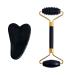 Beaupretty Obsidian Face Massager 2pcs Facial Massage Roller Obsidian Jade Miss Horns Beauty Massager