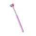 Three -page toothbrush |Extra soft toothbrushes for tooth cleaning with three bristles |Ultrafine toothbrush with soft bristles triple angle toothbrush |Completely packaged dental care for Purple