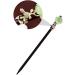 Lurrose Floral Wooden Hairpin Chinese Style Hair Stick Vintage Hair Accessories for Women Lady - Buy Online on GoSupps.com