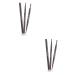 Beavorty 2pcs 2 1 Soft eyebrow pencil waterproof brow pencil waterproof eyebrow pen eyebrow filler Coffee 1 count (Pack of 1) As Shownx2pcs