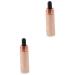 Mipcase 2pcs Bling Eyeliner Liquid Eyeshadow Shining Eyeliner Liquid Foundation Enhancer Flash 1 count (Pack of 1) As Shownx2pcs