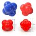 FMELAH Rubber Reaction Ball and Agility Trainer - Hexagonal Red Field Training Ball for Hand-Eye Coordination - Buy Online on GoSupps.com