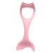 NOLITOY Eyeliner Auxiliary Artifact Eyeshadow Reusable Silicone Winged Tip Eyeliner Aid Mascara Aid Tool 15X4.5CM Pink