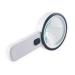 High-Power Optical Handheld Magnifier with LED Lights 30 Times 100MM HD Children's Elderly Reading Identification Made in China