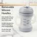 Re Play Soft Spout 8 oz Transition Sippy Cup for Babies, Toddlers, Children - Grey | BPA-Free Silicone Training Handles, Travel Clip Lid - Buy Online on GoSupps.com