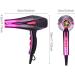 Professional Electric 4000W Travel Household Hair Dryer Hair Styling Tools Blow Dryer Hot and Cold Air Dryer Salon With Nozzle - Buy Online on GoSupps.com