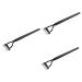 Beaupretty 3pcs Eyelash Curler for Women lash Lift kit Eyelash Comb Eyelash Definer with Comb Cover Eyelash Separator Lashes Curler lash Lifting kit Make up kit Fake Eyelashes Long Handle black 1x3pcs