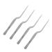 FOMIYES 8 Pcs Stainless Steel Tweezers Ear Cleaning Tools Plant Tools Ceramic Tweezers Cleaning Tools for Ear Cure Ear Tools Earwax Cleaning Tweezers Stainless Steel Ear Tools Silver 16X1.5X1.3CMx2pcs