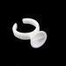 ROSENICE Disposable Glue Holder Rings for Eyelash Extensions - 100pcs White | International Shipping Available - Buy Online on GoSupps.com