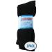 Doc Ortho Ultra Soft Diabetic Socks 3 Pairs Crew X-Large Black - Men and Women - Buy Online on GoSupps.com