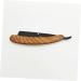 Frcolor 3-in-1 Manual Eyebrow Razor | Wooden Safety Razor for Men Precision Shaving Tool - Buy Online on GoSupps.com
