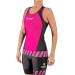 SLS3 Tri Top Women | Womens Triathlon Top | Triathlon Tops Women | Anti-Friction Seams | Slim Athletic Fit (No Shelf Bra) Bright Rose Medium