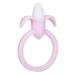 Infant Silicone Teether - BPA Free Soft Pink Teething Toy for Toddlers | Safe Chewing & Soothing Solution - Buy Online on GoSupps.com