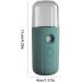 Mini Facial Mister Handheld Face Mist Sprayer Moisturizing USB Recharging Skin Hydration Tool 30ml Green Handy Moisturizing Sprayer - Buy Online on GoSupps.com