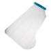 ARTIBETTER Waterproof Shower Protection for Injury Foot Cover for Shower Cover for Broken Leg Knee Foot Ankle Burn and Wound (White)