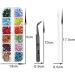 Tdkfdswdoa Nail Art Rhinestone Decoration Set Irregular Crystal Diamond with Curved Silver Tweezer and White Nail Art Pen - Buy Online on GoSupps.com