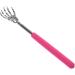 Trixes Pink Back Scratcher - Extendable Telescopic Stainless Steel Hand - Body Massage & Head Scratch Device - Funny Cool Gadget for Relaxation - Buy Online on GoSupps.com
