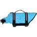 Dog Life Jacket - XS Blue Bones Swimming Safety Vest for Small & Big Dogs with Handle - Buy Online on GoSupps.com