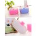 2 Pcs Pink and Blue Baby Powder Puffs with Talcum Powder Holder - Baby Skin Care Flutter - Buy Online on GoSupps.com