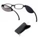 NILZA Mini Reading Glasses Slim Pocket Readers Folding Computer Glasses Foldable Compact Eyeglasses With Keychain 2.5 +2.0 Black