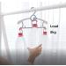JSF Baby Clipping Hanger - 20-Pack Stackable Children's Clothes Hangers (28-37cm) - Versatile Plastic Hangers for Baby Wardrobes - 4 Color Options - Buy Online on GoSupps.com