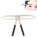 Housoutil Eyebrow Brow Stencils Three-point Positioning Design Ruler Tool Three-point Balance Positioning Kit Kits Stainless Steel medium As Shown - Buy Online on GoSupps.com