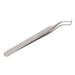 Eyelash Grafting Tweezer Professional High Precision Application Lash Extension Tweezer Stainless Steel Eyelash Tweezer for Manicure (Silver) (Upgrade Tweezer)