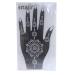 Xmasir 16 Sheets Indian Arabian Henna Tattoo Stencil Set - Temporary Tattoo Kit with New Designs - Buy Online on GoSupps.com
