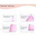 Florauspicious Reusable Menstrual Cups - 3 Pack (Small Purple) | Eco-Friendly Female Care Solutions - Buy Online on GoSupps.com