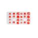 dijiusidy 1 Set Christmas Nail Wraps Cartoons Style Decor Adorable False Fingernails Children Removable Art Decals DIY Manicure PNT-16-05