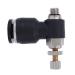 Head Assist Valve C02 Adjuster Cutting Machine Assisted for Materials Seals for Engraving(Trachea 6mm/Thread M5/Adjustable)