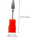 PLAFOPE Nail Polisher Drill Bits for Nail Professional Drill Bits Nail Grinding Drill Bit Nail Art Supplies Nail Drill Bit Metal Nail Bits Nail Grinding Heads Nail Drill Tips Polishing Bit 7x1.3cm As Shown 1 - Buy Online on GoSupps.com