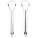 Clyhon tongue cleaner stainless steel (2 pieces) 100% best antimicrobial material - more stable handles Ayurvedic tongue cleaner |Tounge Scrapper |Tongue scraper against bad breath