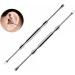 2pcs Stainless Steel Ear Scratches Curulette Ear Wax Remover Spiral Spring Ear Scratches Ear Cleaners - Buy Online on GoSupps.com